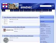 Tablet Screenshot of obec.brnenec.cz